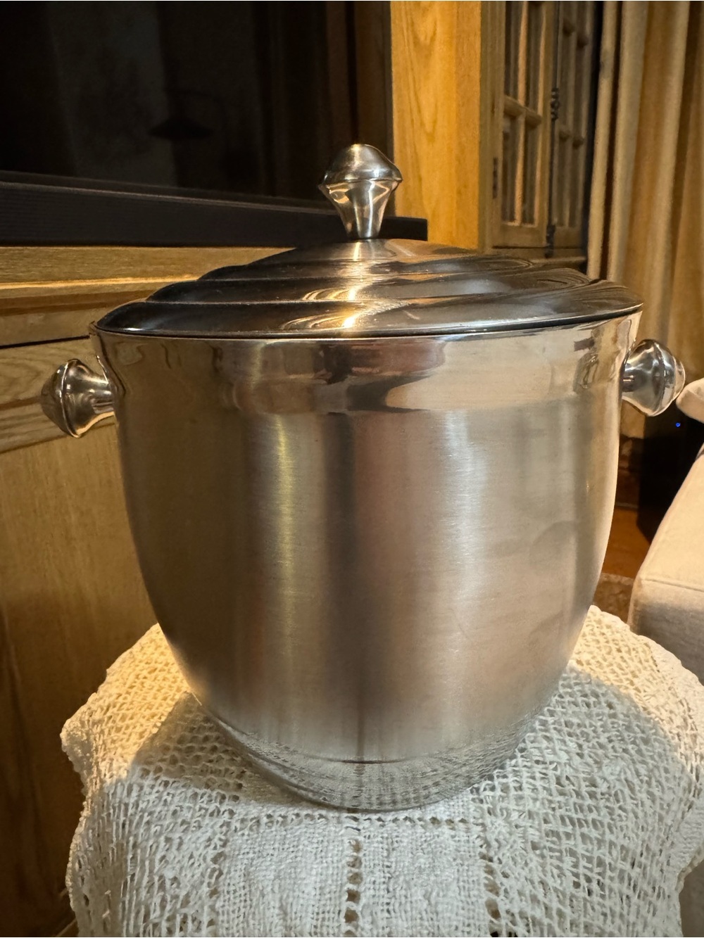 Lenox Tuscany Classic Stainless Steel Ice Bucket in Silver Barware